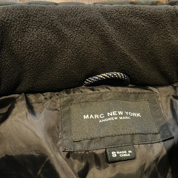NWOT black Marc New York Andrew Marc warm down jacket with removable fur hood - Picture 13 of 16